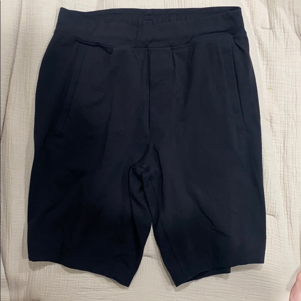 Black athletic shorts